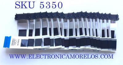 KIT DE CABLES LVDS PARA MONITOR  LG NUEVOS  (20pz) / NUMERO DE PARTE EAD63669423  / HL(E12)220306 (147) / MODELO 32MN500M  